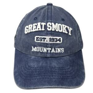 KYS Design CAP Great Smoky Mountains 1934 Bear Paw Blue One Size Baseball Cap